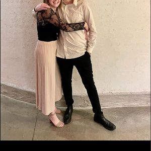 Oak & Fort pleated pants